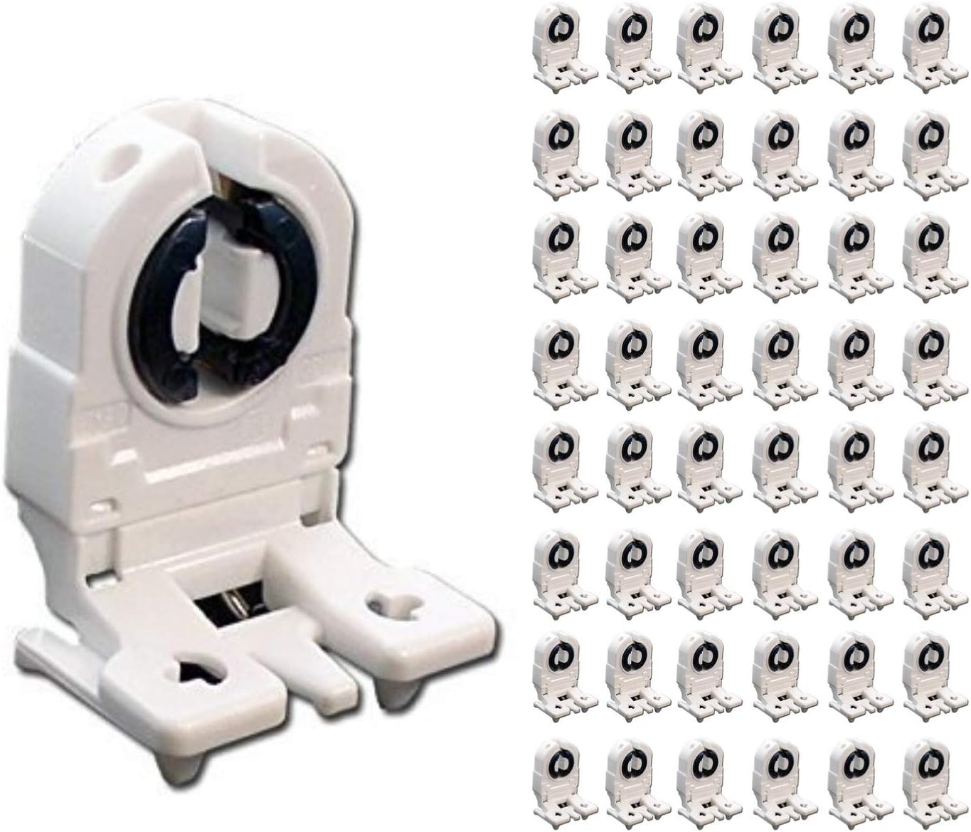 BJB UL LISTED NON SHUNTED LH0567 26.307.1023.50 Medium Bi-Pin Snap-In Rotary Locking Fluorescent Lampholder (48)