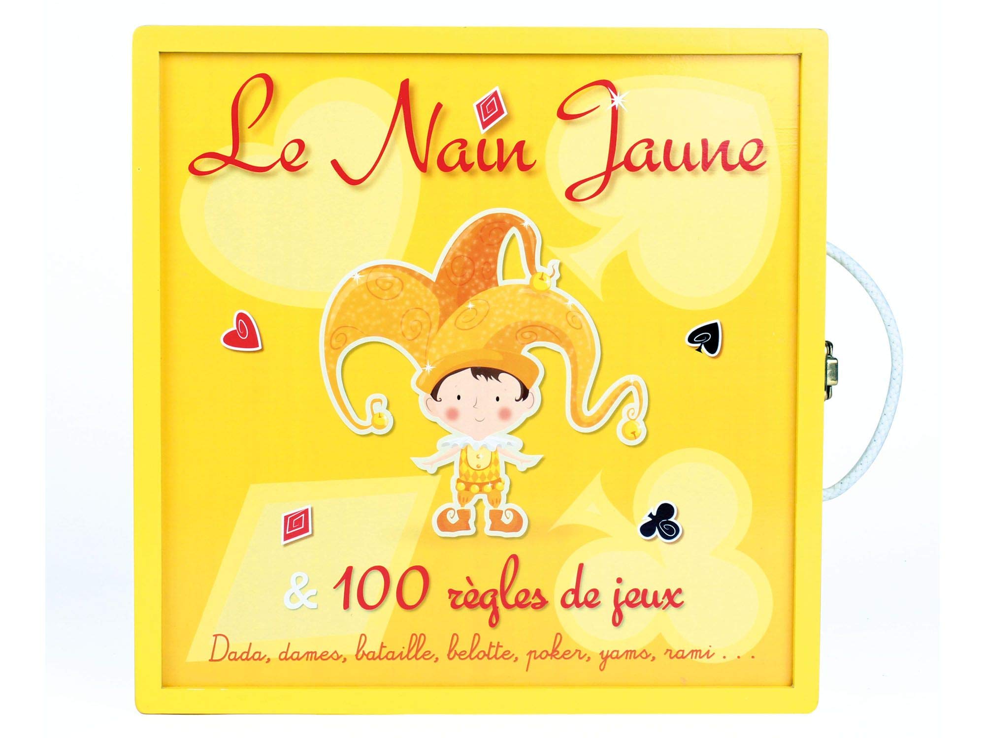 778938 - Jeu De Société - Coffret - 100 Jeux avec Nain - Jaune