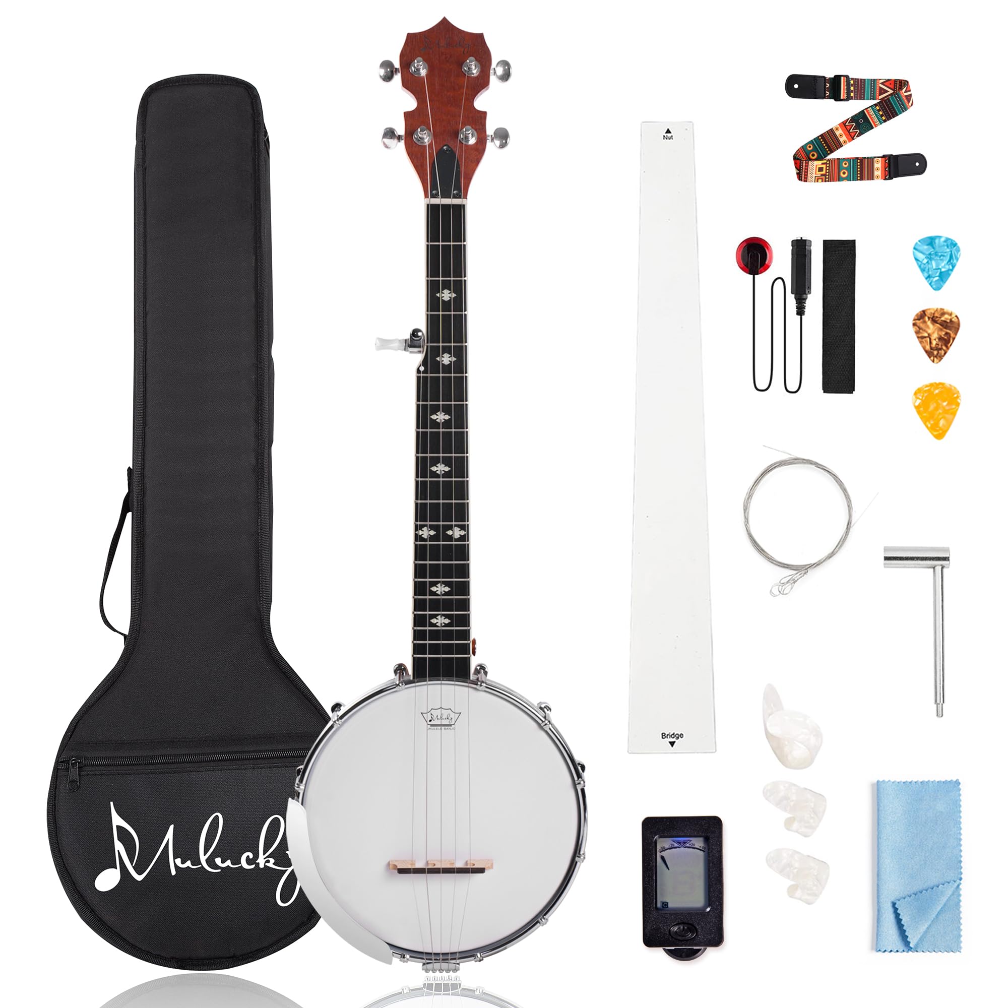 Mulucky Mini Travel Banjo