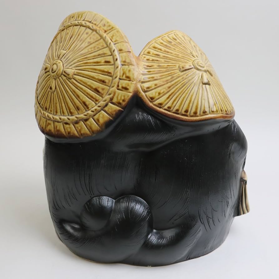 信楽焼 家族仲良しタヌキ /陶器 縁起物 たぬき 置物 未使用品 Amazon