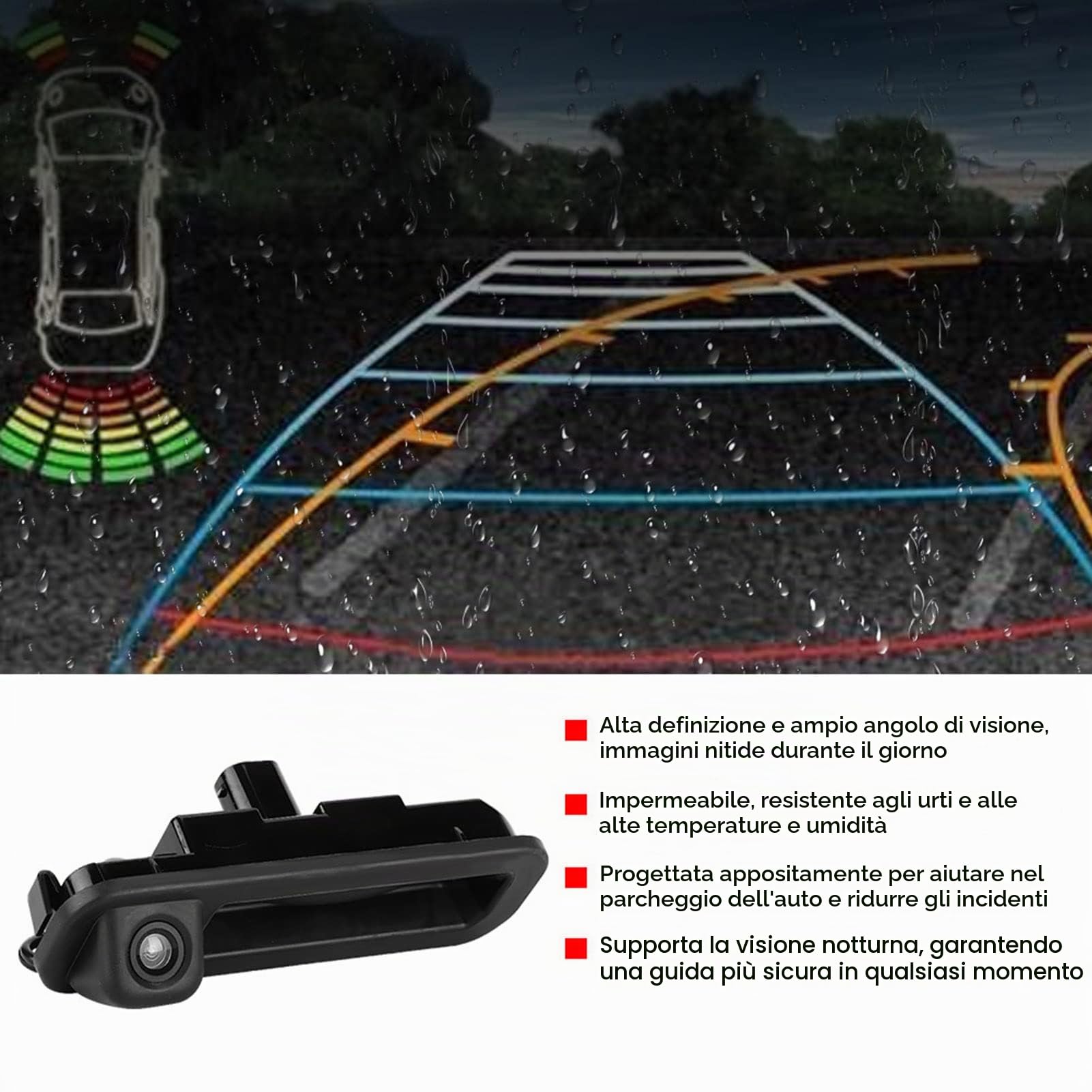 Focus Mk3 Telecamera Retromarcia, Trasera Para Carro 2016 Camara Retromarcia Ecoboost 1.0 Turbo 2013 View Backup, Telecamera Retromarcia Retromarcia Professionale per Auto Adatta