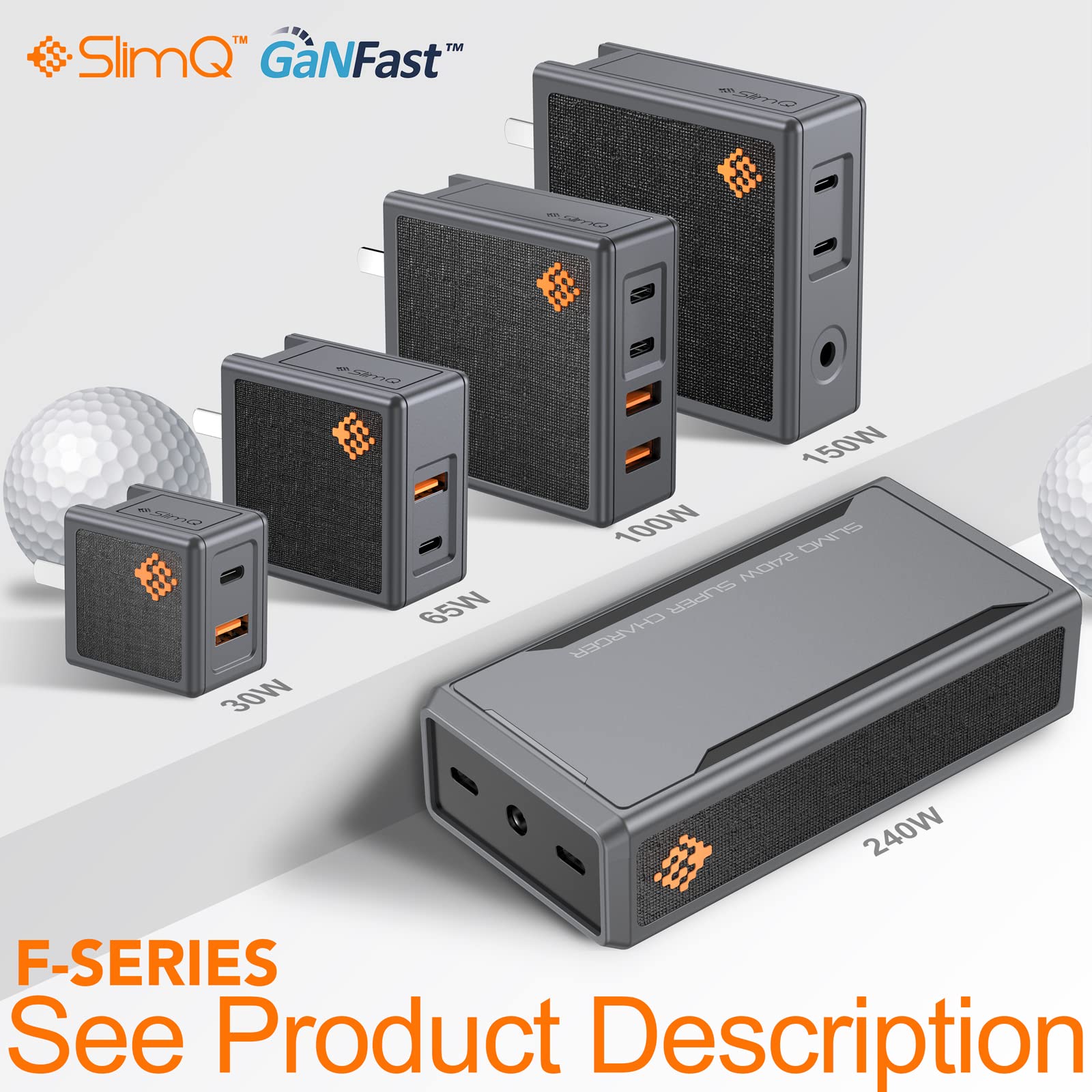 SlimQ 30W GaN Caricabatterie USB C PD: Mini Adattatore A Muro Con Spina Pieghevole, 2 Porte (Type C + USB A), Ricarica Veloce Per IPhone, Samsung, IPad, Laptop