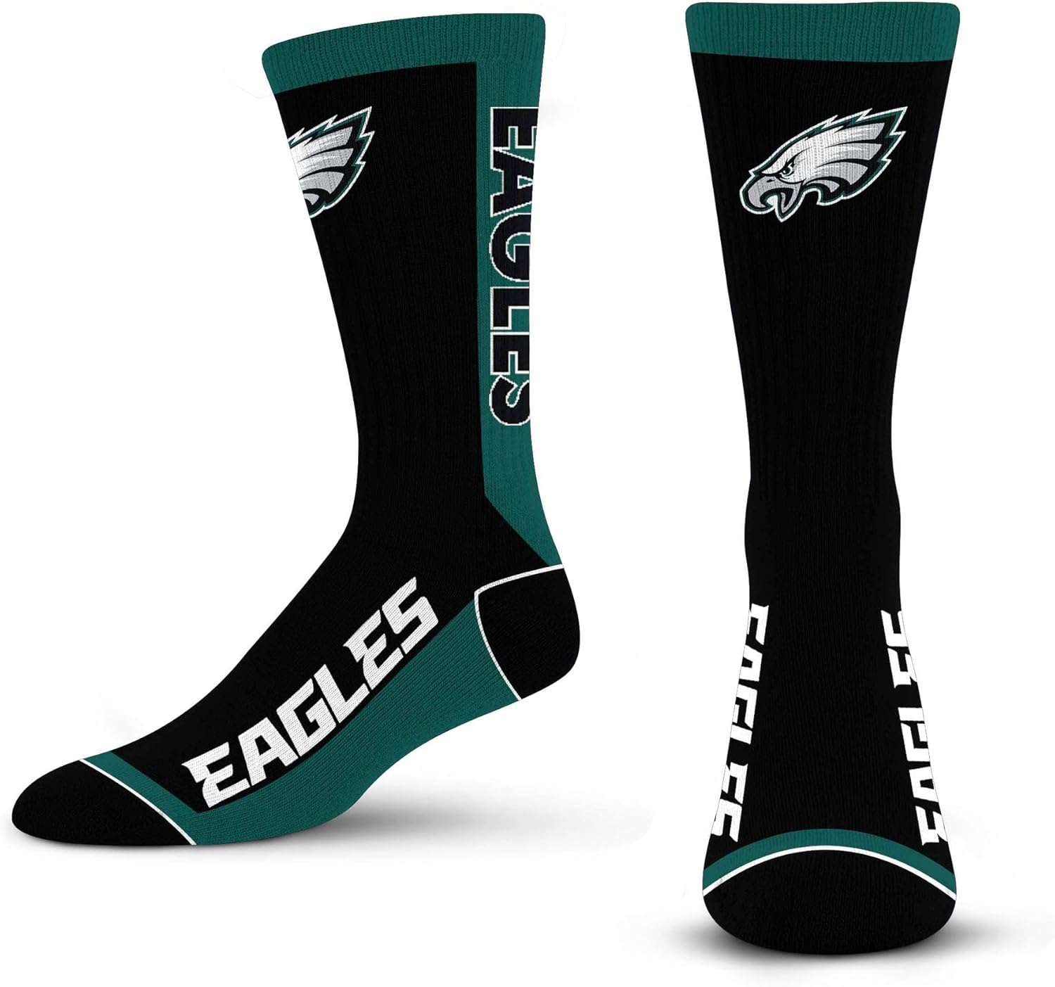 For Bare Feet - NFL MVP Classic Adult Unisex Crew Socks Men's Size XL X-Large