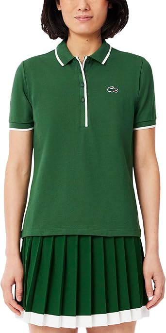 Lacoste Womens Regular Fit Tennis Heat Regulating Polo Shirt