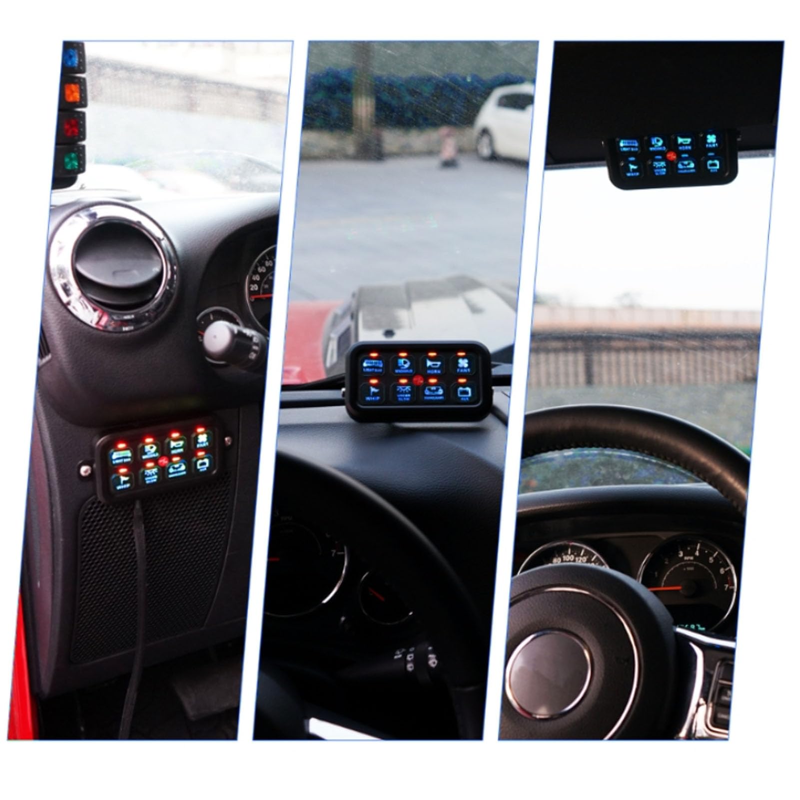 8 gangowy Panel Dotykowy DC12V 24V Wielofunkcyjny Prze cznik do Samochod w Ci arowych Kamper w odzi
