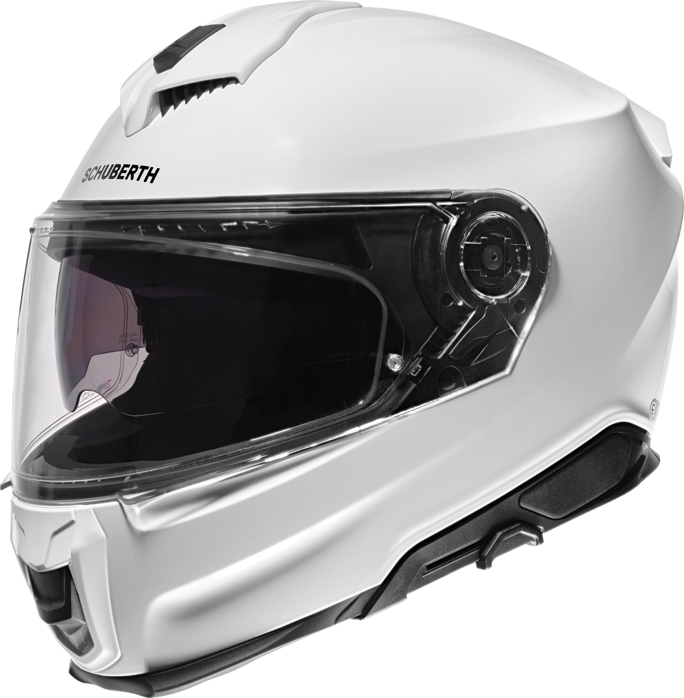 SCHUBERTH S3 Kapalı Motosiklet Kaskı-Glossy White-63-XXL