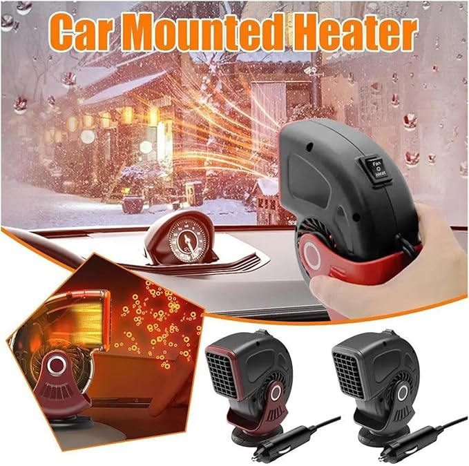 Calefactor Eléctrico Portátil 12V para Auto Desempañador miniatura 7