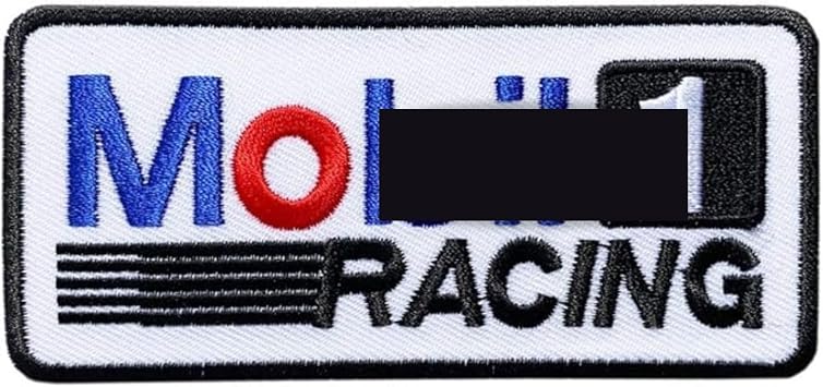 Motorsport Oil Racing Iron on Sew on Patch Patch 4.0 inch