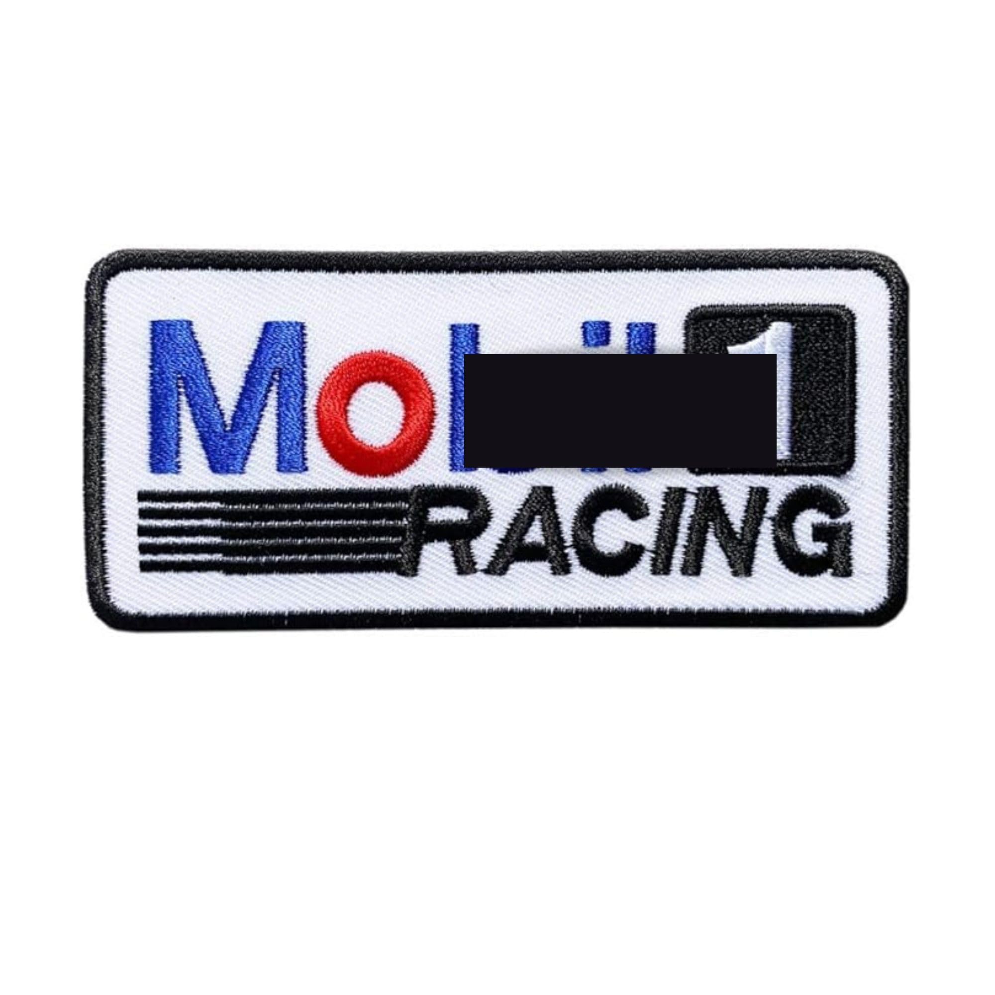 Motorsport Oil Racing Iron on Sew on Patch Patch (4.0 inch)