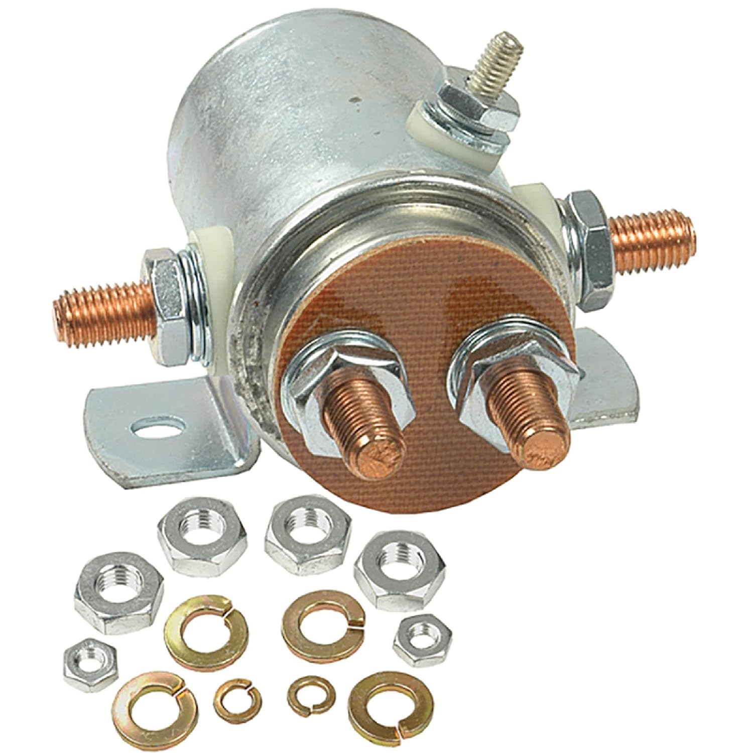 Solenouid Compatible with/Replacement for 240-01009 12 Continuous Amps Arrowhead SPL6028 Cole Hersee 24401-01, 24401-01BX Prestolite 15-301