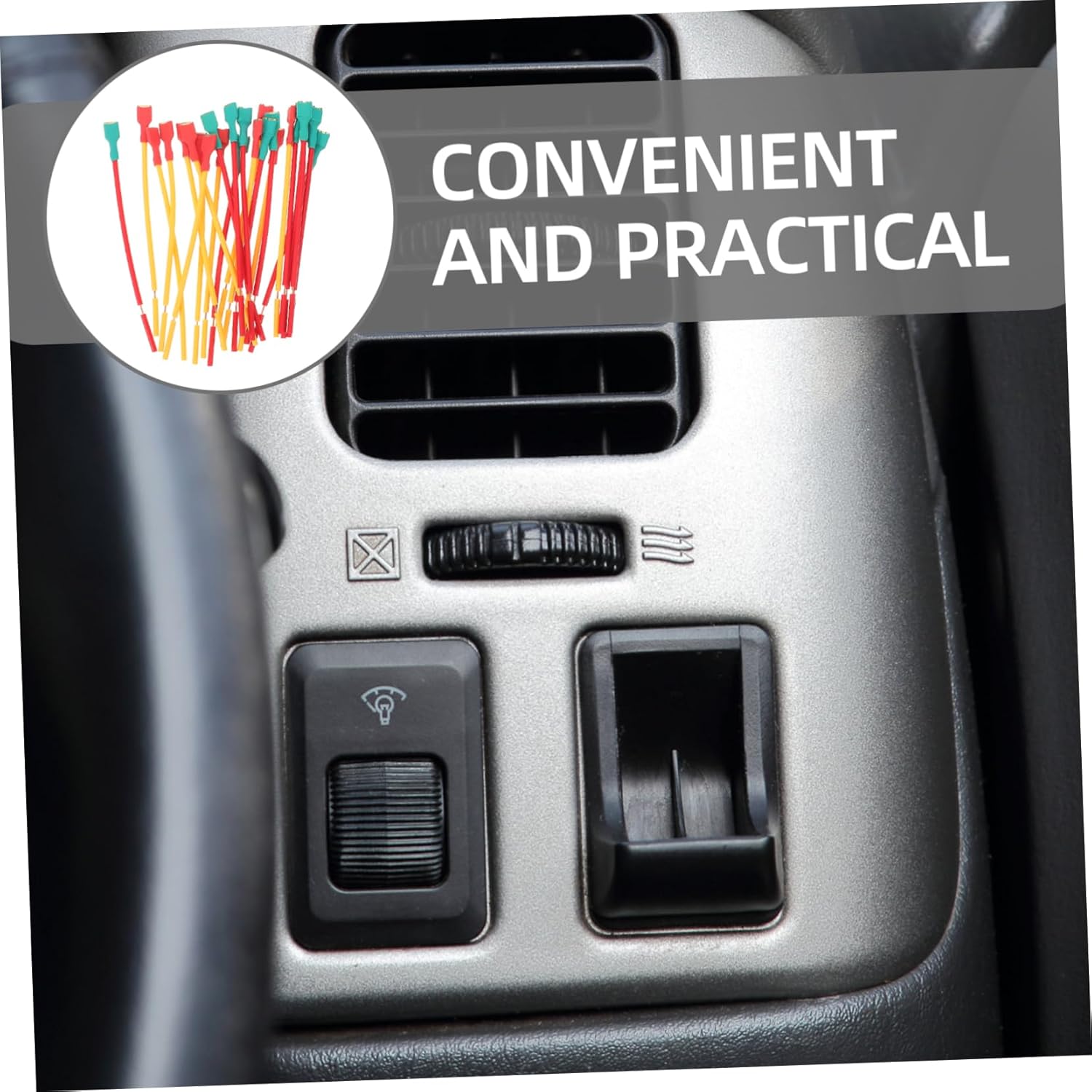 Lurrose 450pcs Speaker Wiring Adapter Speaker Cable Converter for Car Horns Compatible Vehicles Optimized Sound Quality Easy Installation