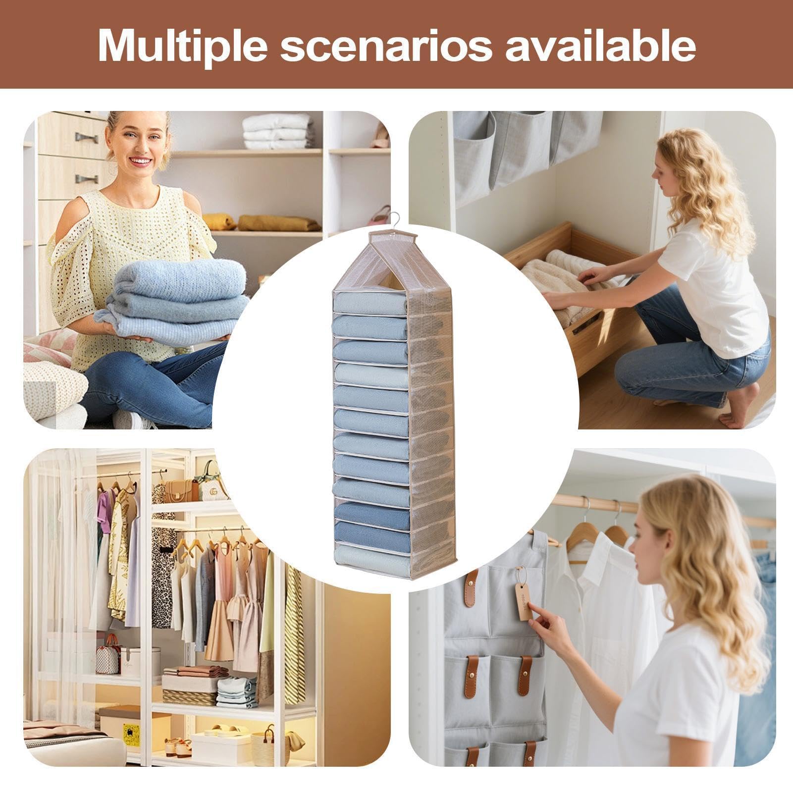 Hängende Schließfächer Organizer | Clothes Storage Bag | Multi-Layer