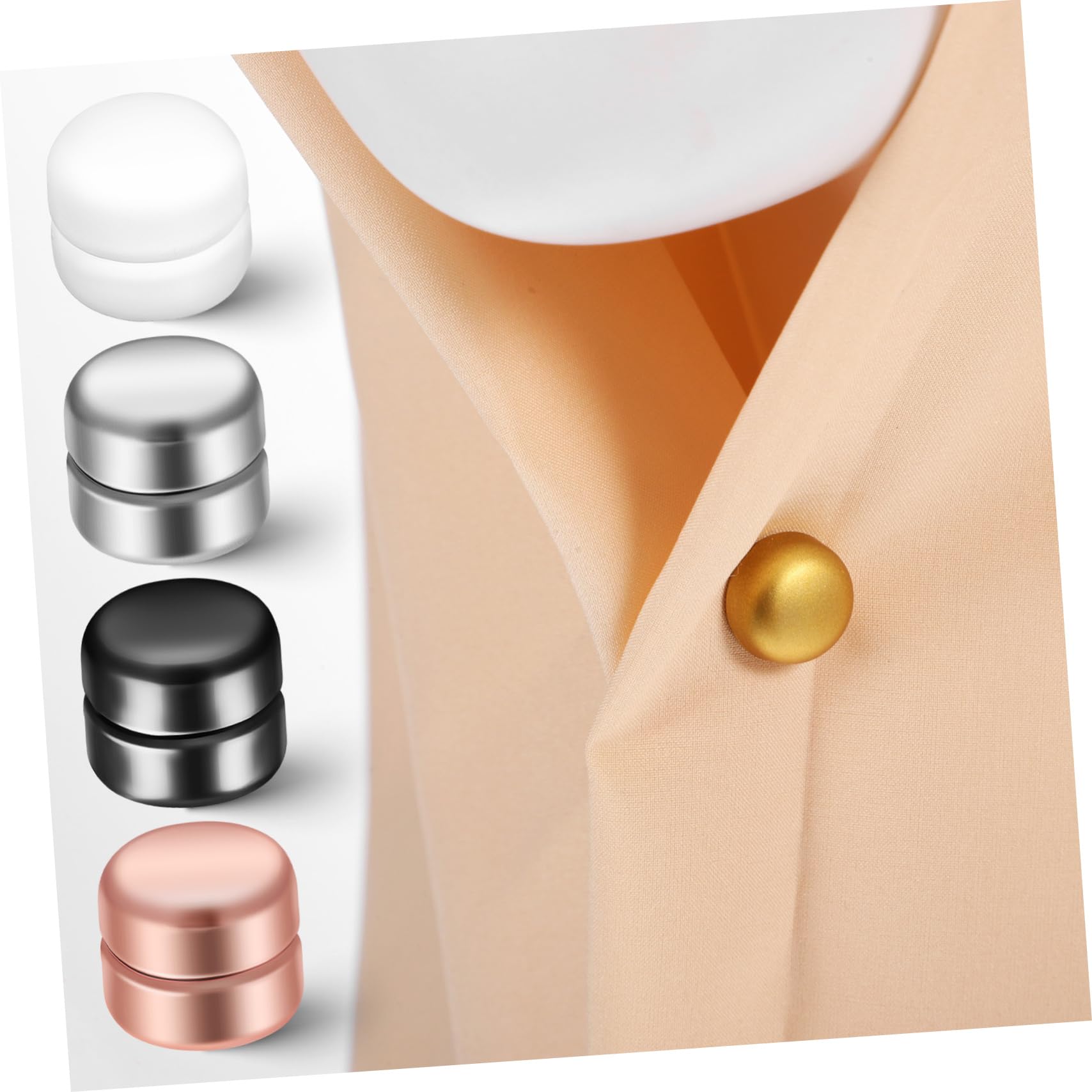 Operitacx 30piezas Alfileres Magnéticos Para Hijab Botones De Bufanda Pines Magnéticos Accesorios Multifuncionales Para Ropa y Complementos