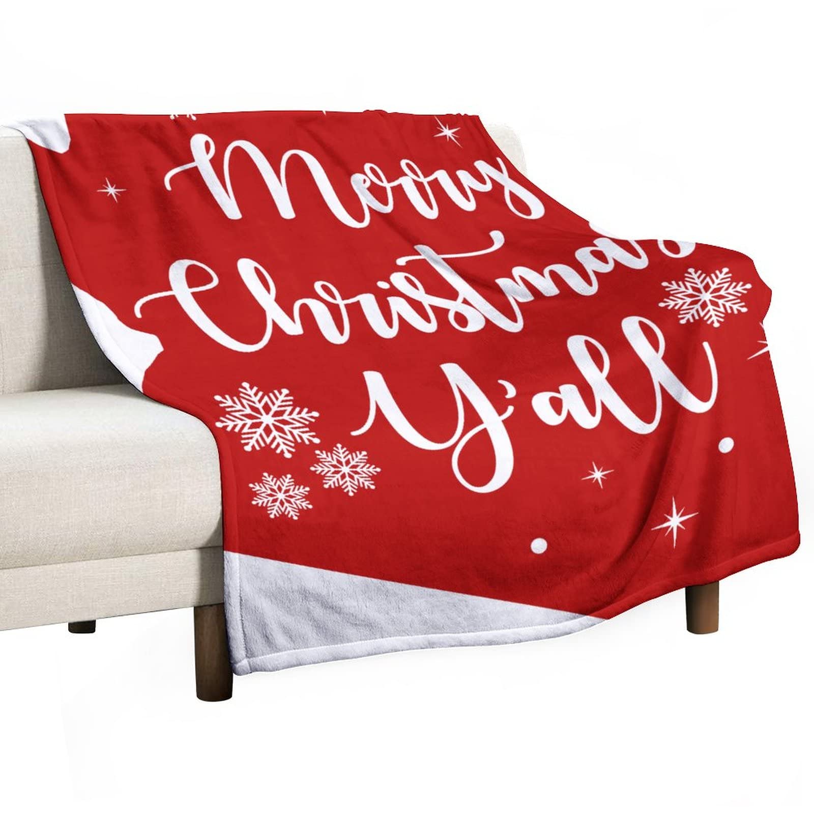 Couverture Arizona cadeau de Noël original plaid en peluche solide pour lit et canapé