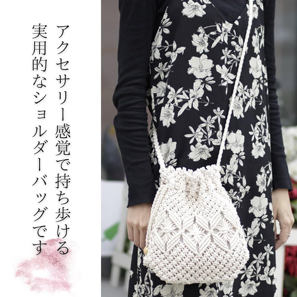 Amazon | [Lakeruta] 編みバッグ ショルダー ポーチ ストロー