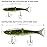 Bassdash SwimShad Glide Baits Jointed Swimbait Bass Pike Salmon Trout Muskie Fishing Lure