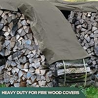 Vista 7 de CCS CHICAGO CANVAS & SUPPLY - Lona impermeable resistente, extraduradera, para varios usos, funda de lona de campamento con ojales inoxidables