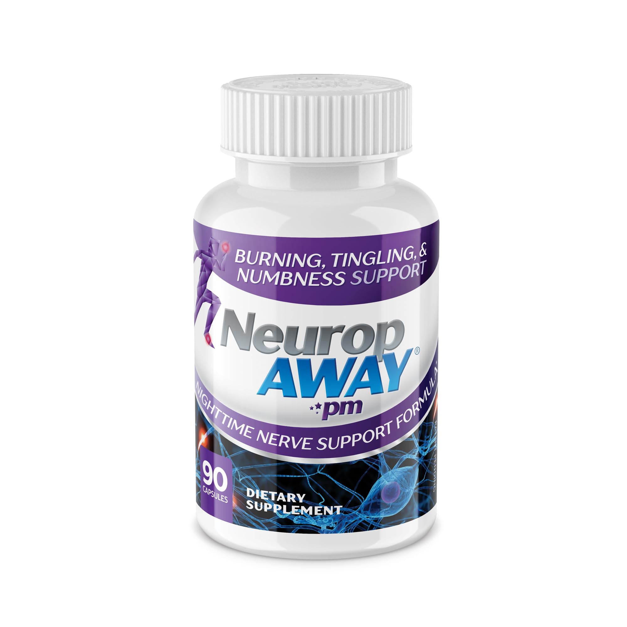 NeuropAWAY PM Nighttime Nerve Support – Melatonin, Taurine, L-Theanine & R-Alpha Lipoic Acid – Supports Healthy Nerve Function & Restful Sleep 60 Capsules — Amazon image 11