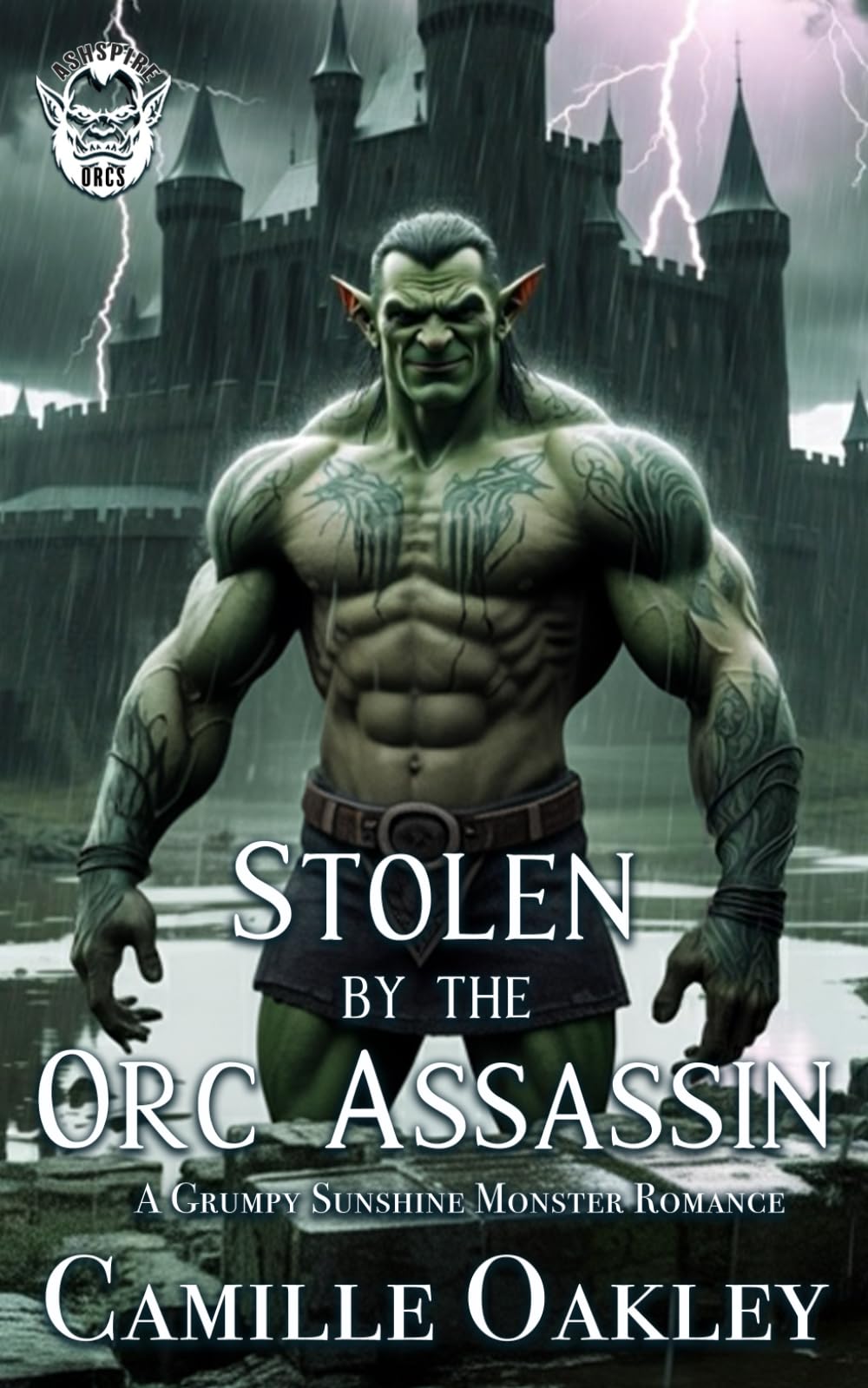 Stolen by the Orc Assassin: A Grumpy Sunshine Monster Romance (Ashspire Orcs)
