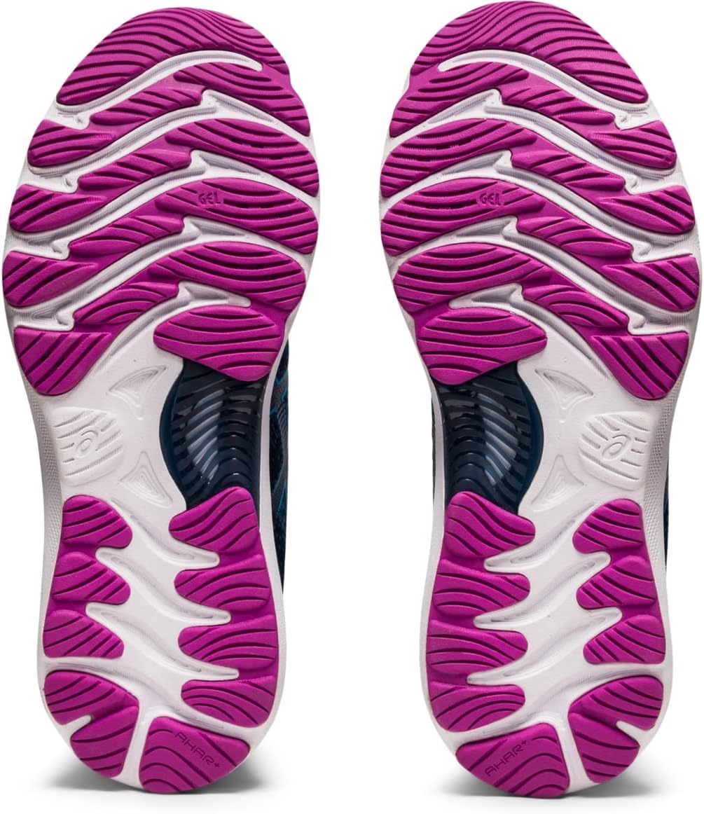 ASICS Women's Gel-Cumulus 23 Mesh Knit Running Shoes 6 Grand Shark/Digital Aqua