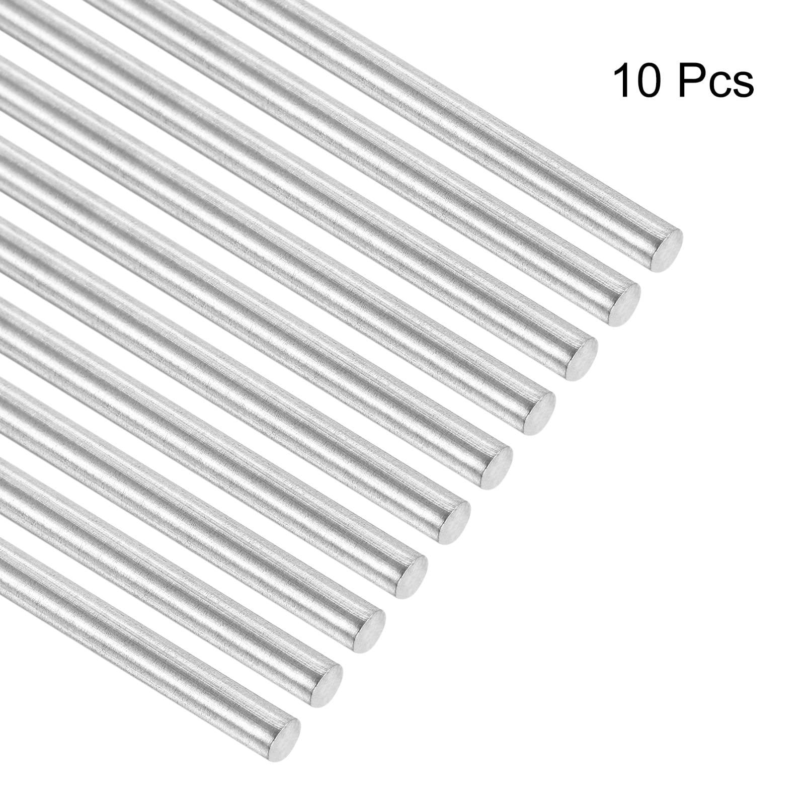 Produktbild von 4 Stück 304 Edelstahl-Rundstab – 4 Mm X 300 Mm – Massiv, Vielseitig Für DIY & Modellbau