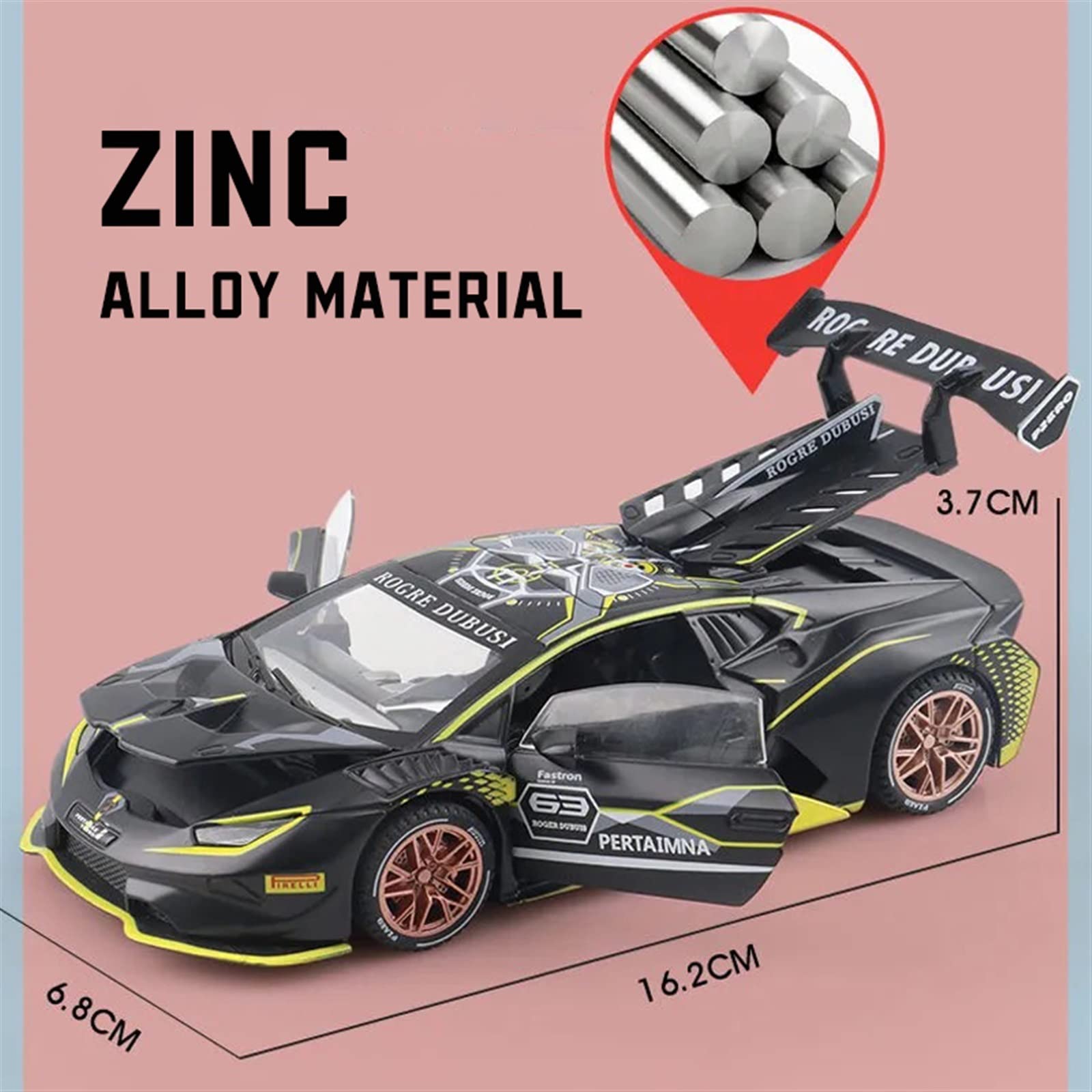 Amazon.co.jp: ランボルギーニウラカンセントエボ1:32合金車モデル