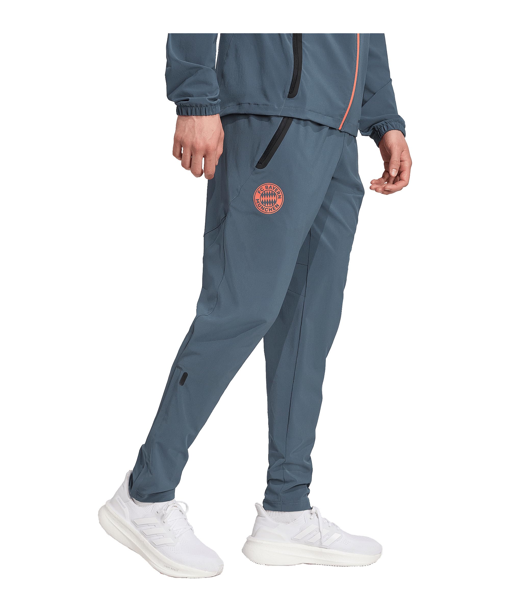 adidas Performance FC Bayern München Tech Travel Hose grau, XL Herren