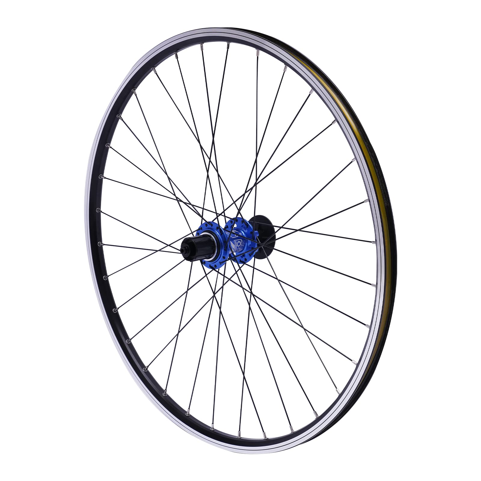 27,5 Zoll Mountainbike Radsatz, Leichtgewichtige Aluminiumfelgen, Double Sechs-Loch Disc, 32-Loch Fahrradräder, Tragfähigkeit 200 kg, Kompatibel mit 7- bis 12-Fach Ritzelgruppen (Blau)
