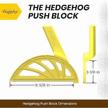 Premium Hedgehog itme bloğu, masa testereleri ve freze masaları için - Ultimate itme çubuğu