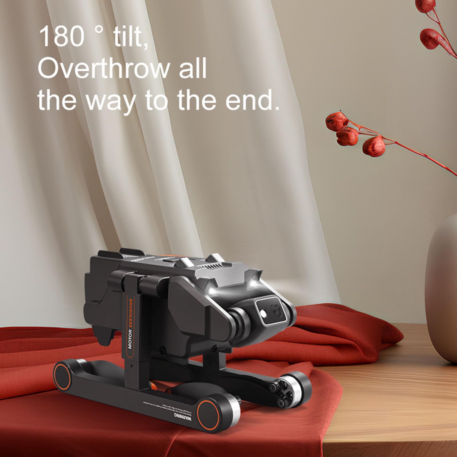 Drone Controllato da Schermo, Telecamera UHD 4K con Ritorno Sicuro Assistito GPS per Adulti, Drone con Motore Brushless con Modulo Batteria Potenziato, per Principianti (Batteria singola)