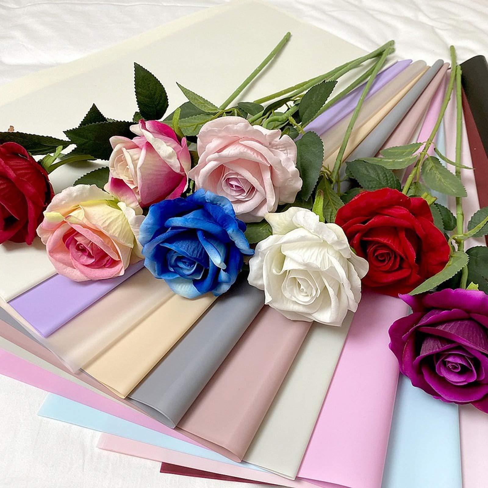 ルミナスバルーン ローズブーケ フラワー 花束 造花 バラ バレンタイン