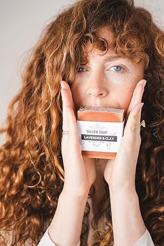 Miniatura 4 de Jabones naturales de sebo (lavanda y arcilla)