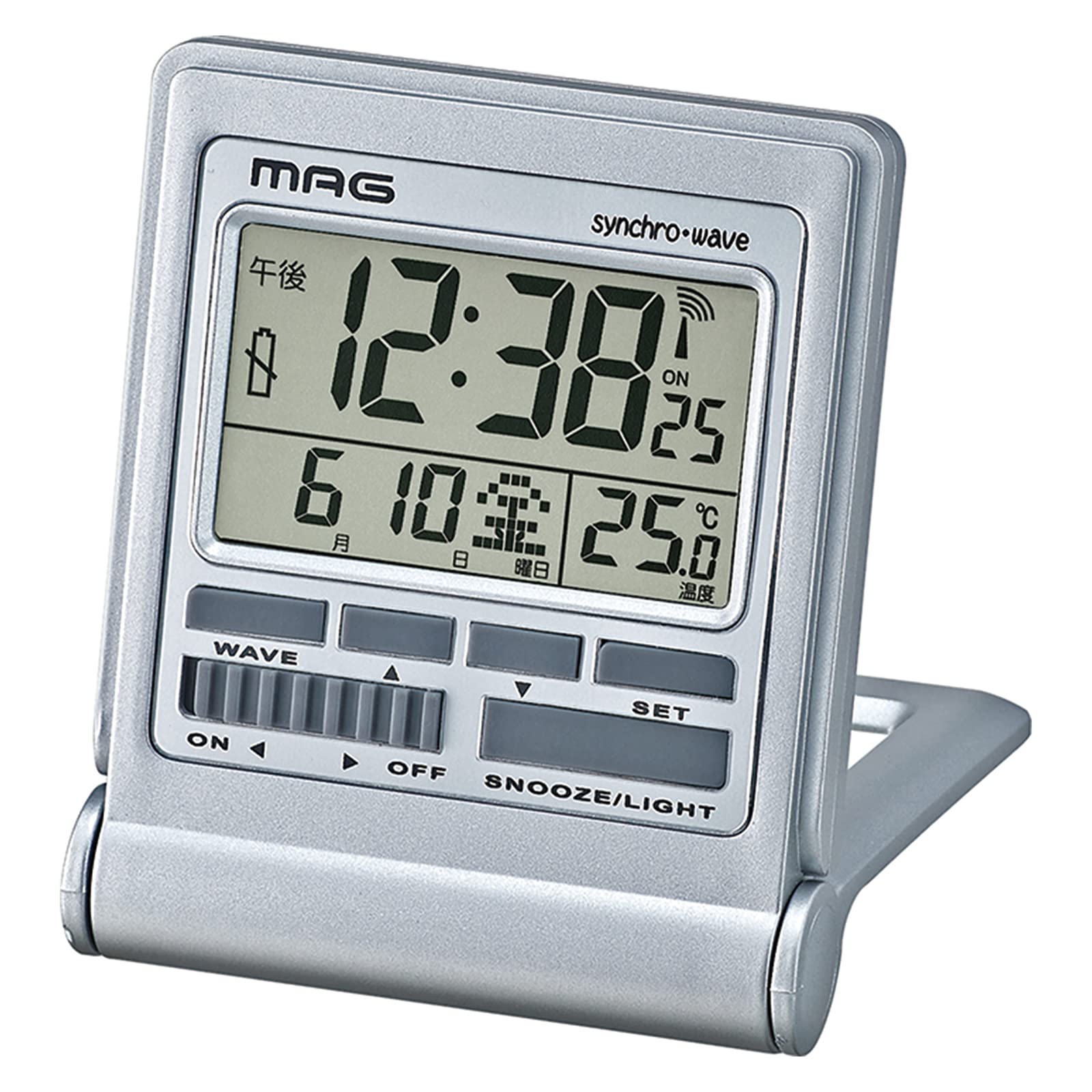 ましろ出品 Amazon.co.jp: MAG(マグ) 目覚まし時計 電波 デジタル ミネルバ