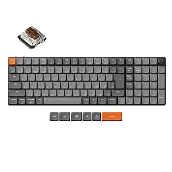 使用20分 keychron k13 max (US 茶軸 Hスワップ RGB) Keychron K13 Max QMK/VIA ワイヤレス カスタム・メカニカル