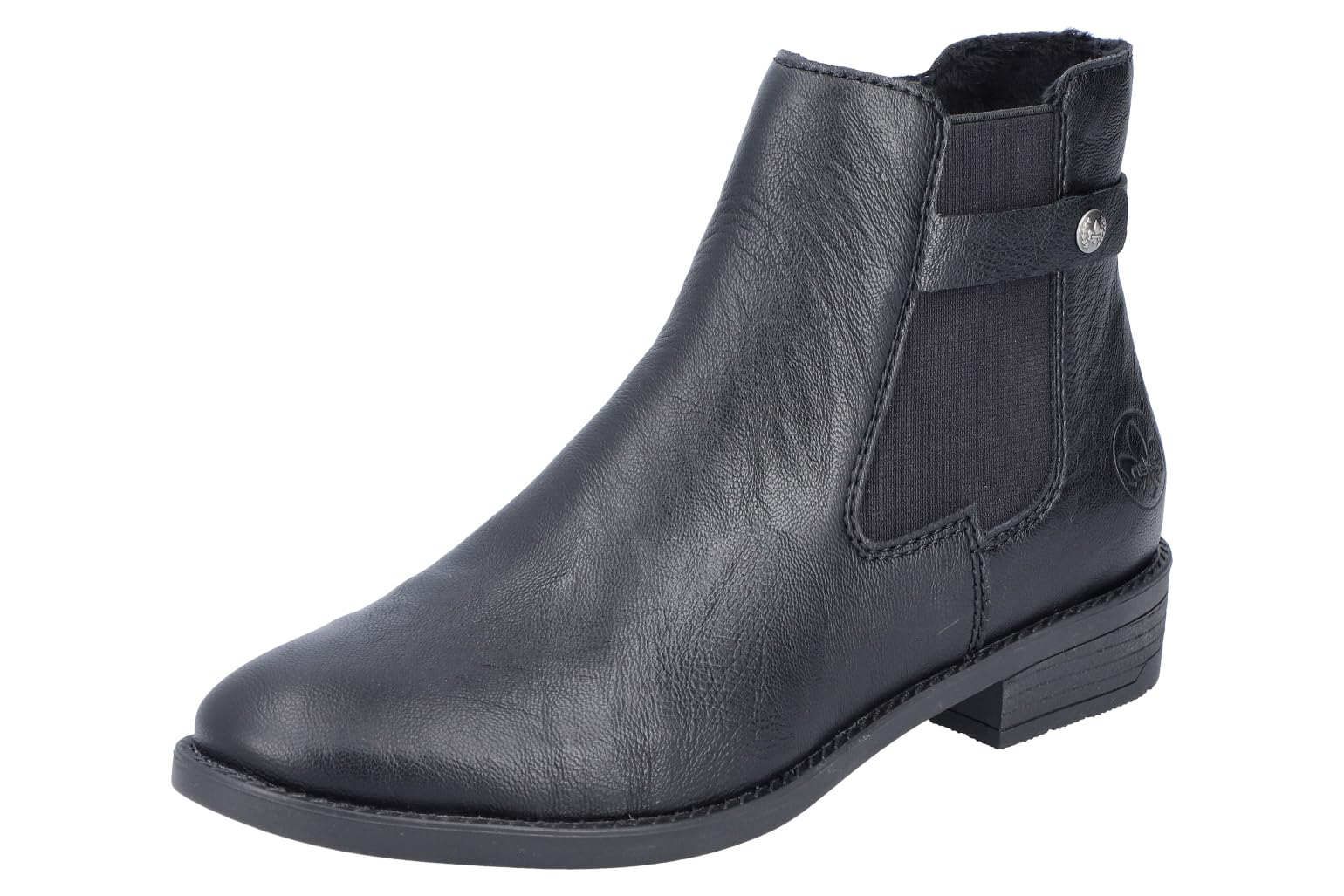 Rieker Women's 73674 Chelsea Boots, black, 3.5 UK
