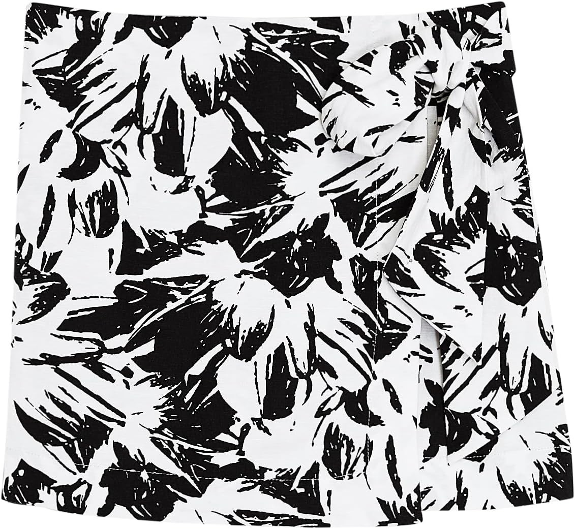 Club Monaco Women's Sarong Style Mini Skort