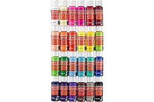 Craft Smart Acrylic Paint Set (24 Assorted Colors)