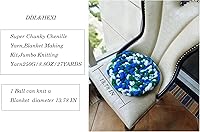 Vista 5 de DDL&HEXI 2 Park Super Chenille Hilo Grueso para Manta, Kit para Hacer Mantas, Hilo de Tejido Jumbo 2x8oz 226g por Bolsa (206)