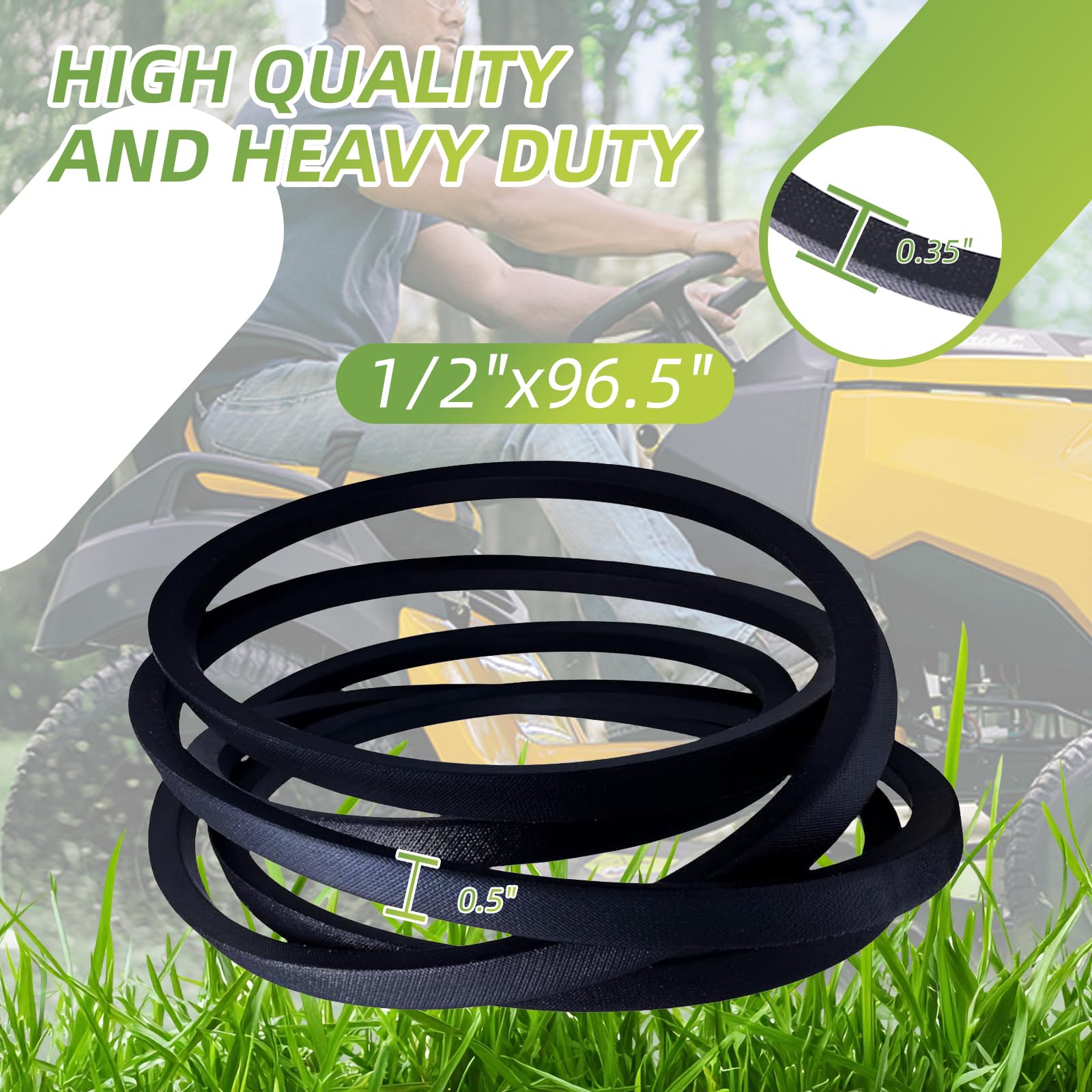 Drive Belt for 42 MTD Cub Cadet Troy-Bilt Barbados | Ubuy