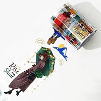 Vista 9 de WT Carefree - Cinta de PET ancha, rollo individual, diseños originales de personajes, decoración transparente para diarios, planificadores