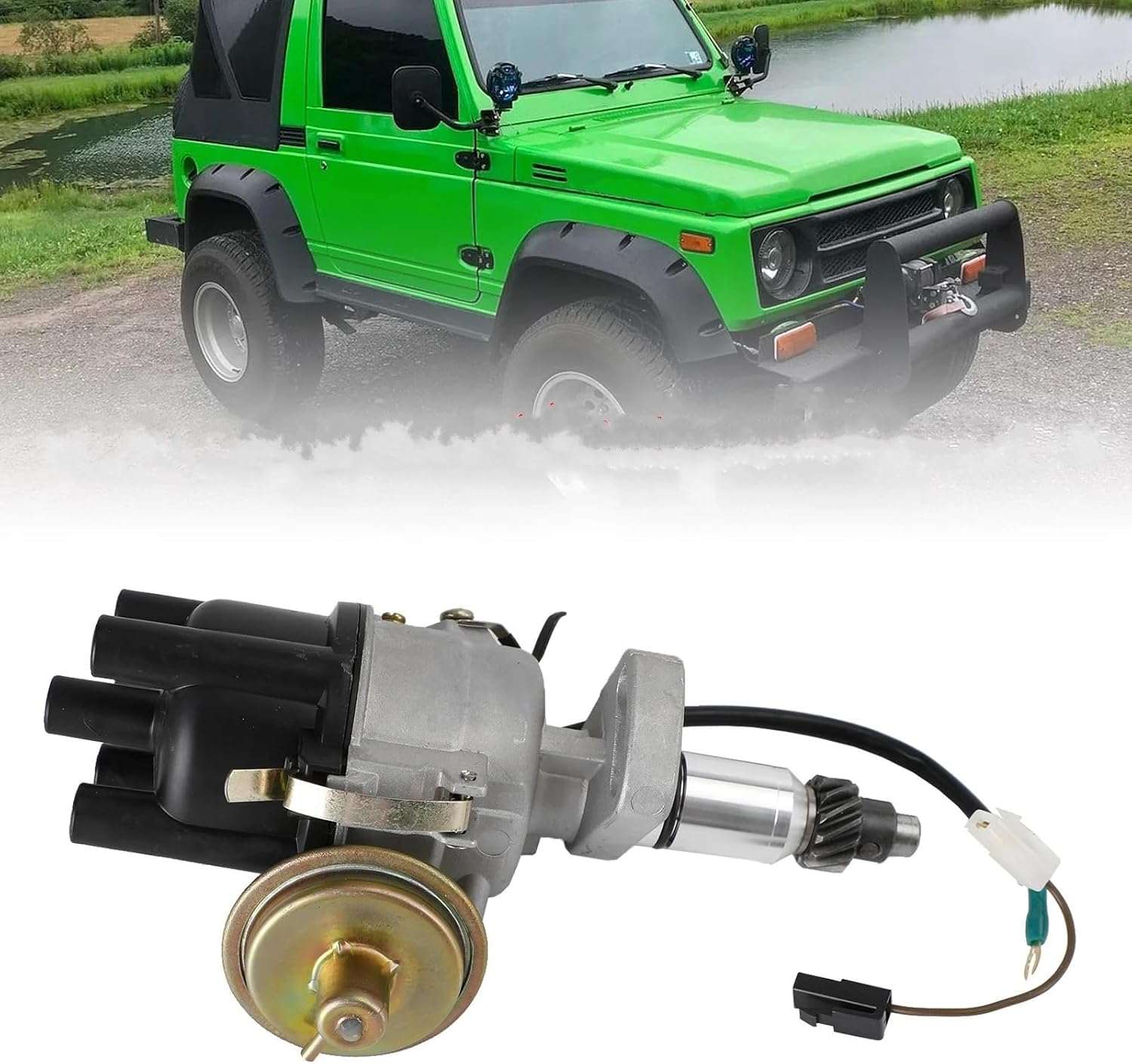 Rozdzielacz zapłonu samochód Pasuje do Suzuki Jimny Sierra Samurai SJ413 akcesoria samochodowe Artudatech dystrybutor zapłonu zawroty głowy