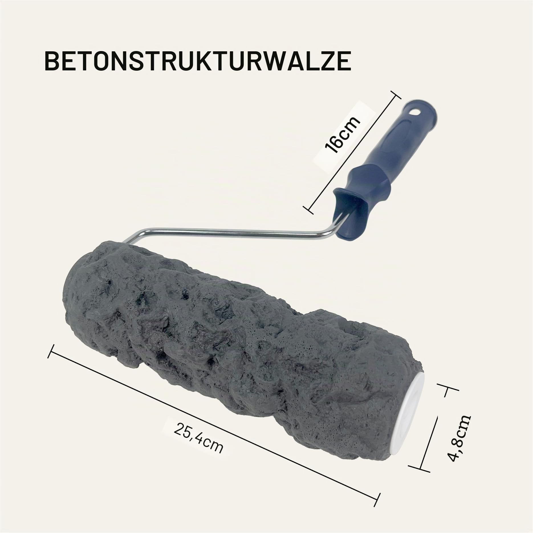 Nichiyo Beton Texturwalze Beton Stempel Roller Mauerwerk Form Werkzeug für DIY dekorative Betonmuster (D2501)