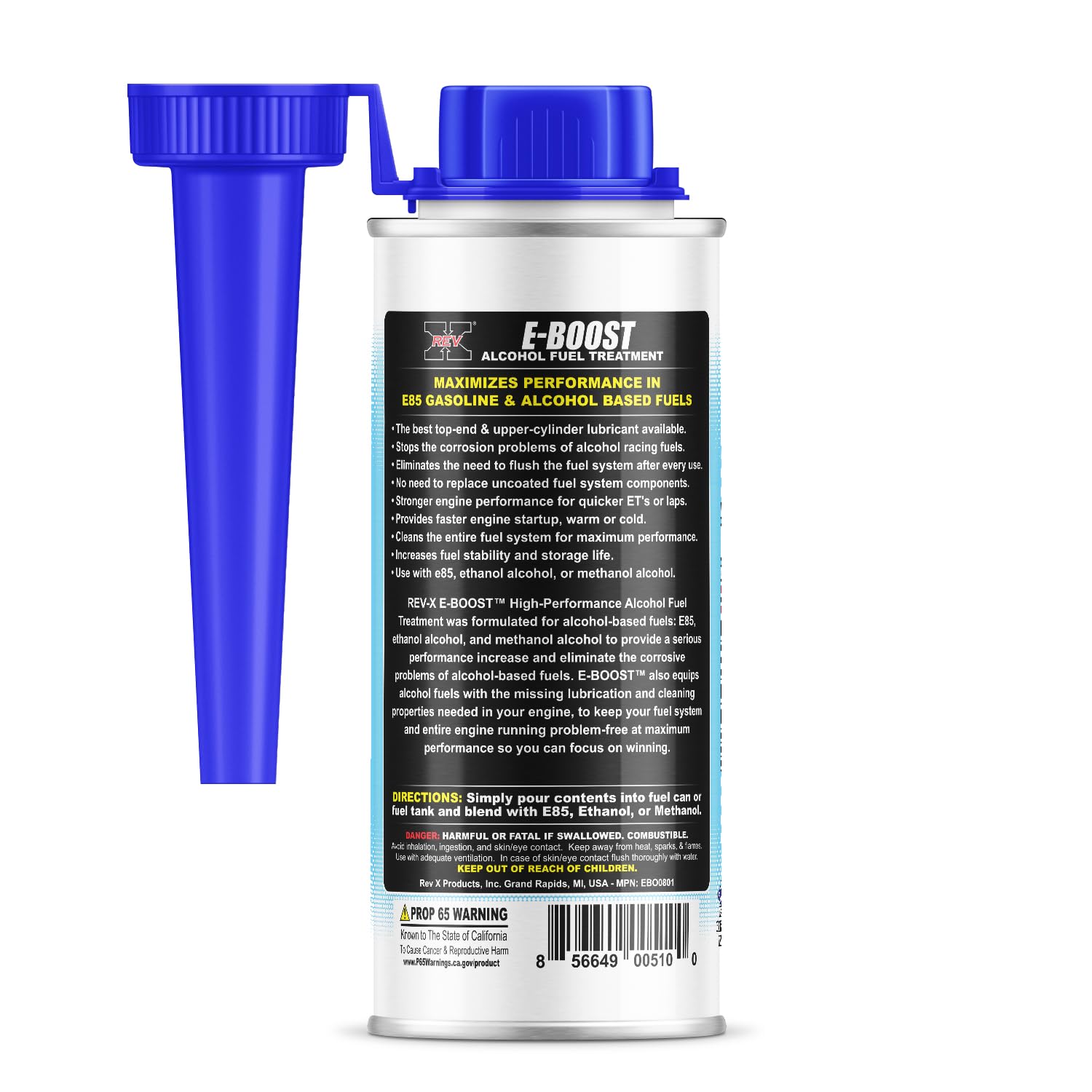 REV X E-Boost E85 & Alcohol Fuel Additive - 8 fl. oz. (2 Pack