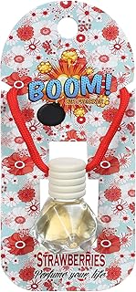 Superdrive Car Air Freshener on Mirror with Essential Oils Fragrance with Wooden Diffuser Lid - Transparent - Lavender