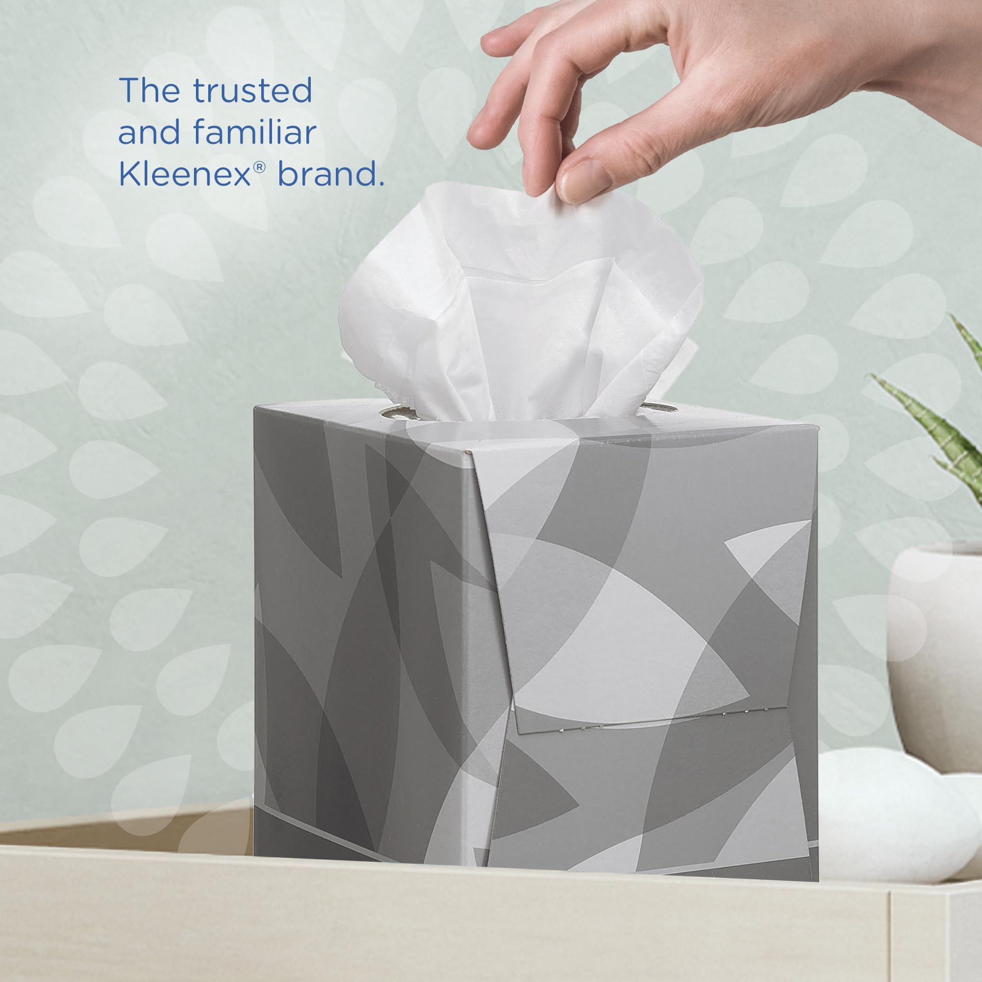 Kleenex Facial Tissues 8834 2-Ply FSC Certified 12 x 88 Sheets | Soft & strong tissues white fragrance-free ideal for offices and workplaces 1056 Tissues Total product thumbnail 7