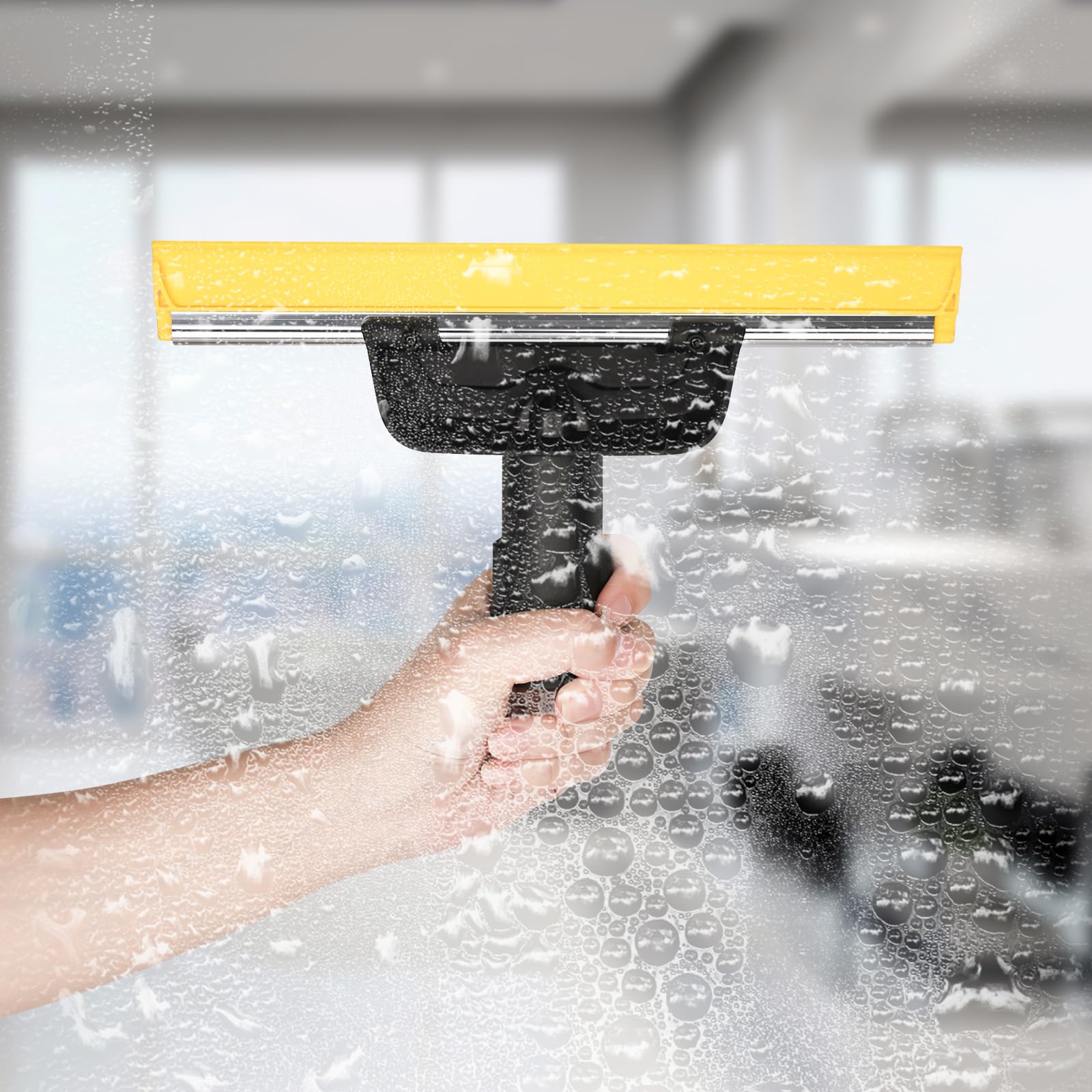 Fensterdüse Für Kärcher Dampfreiniger – Kompatibel Mit SC1-SC7, CTK10/20, Inkl. Mikrofasertuch, 255 Mm Breite, Schwarz, Für Streifenfreie Glasreinigung