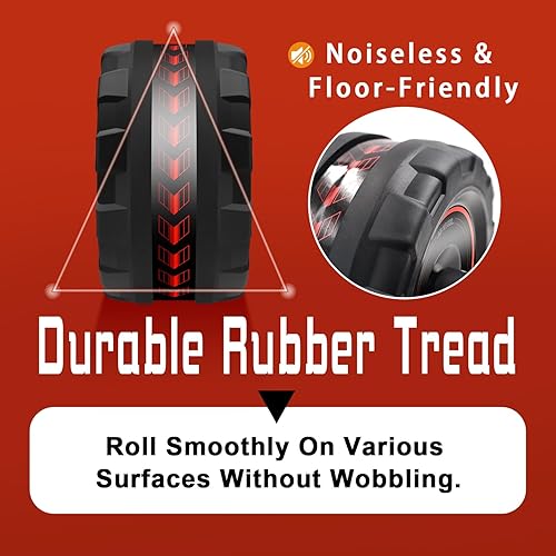 Miniatura 4 de Ab Roller Wheel,Stable Wide Wheel For Beginner,Men,Women,Abs & Core Workout Equipment For Home Gym With Knee Pad,Abdominal Wheel For Full-Body