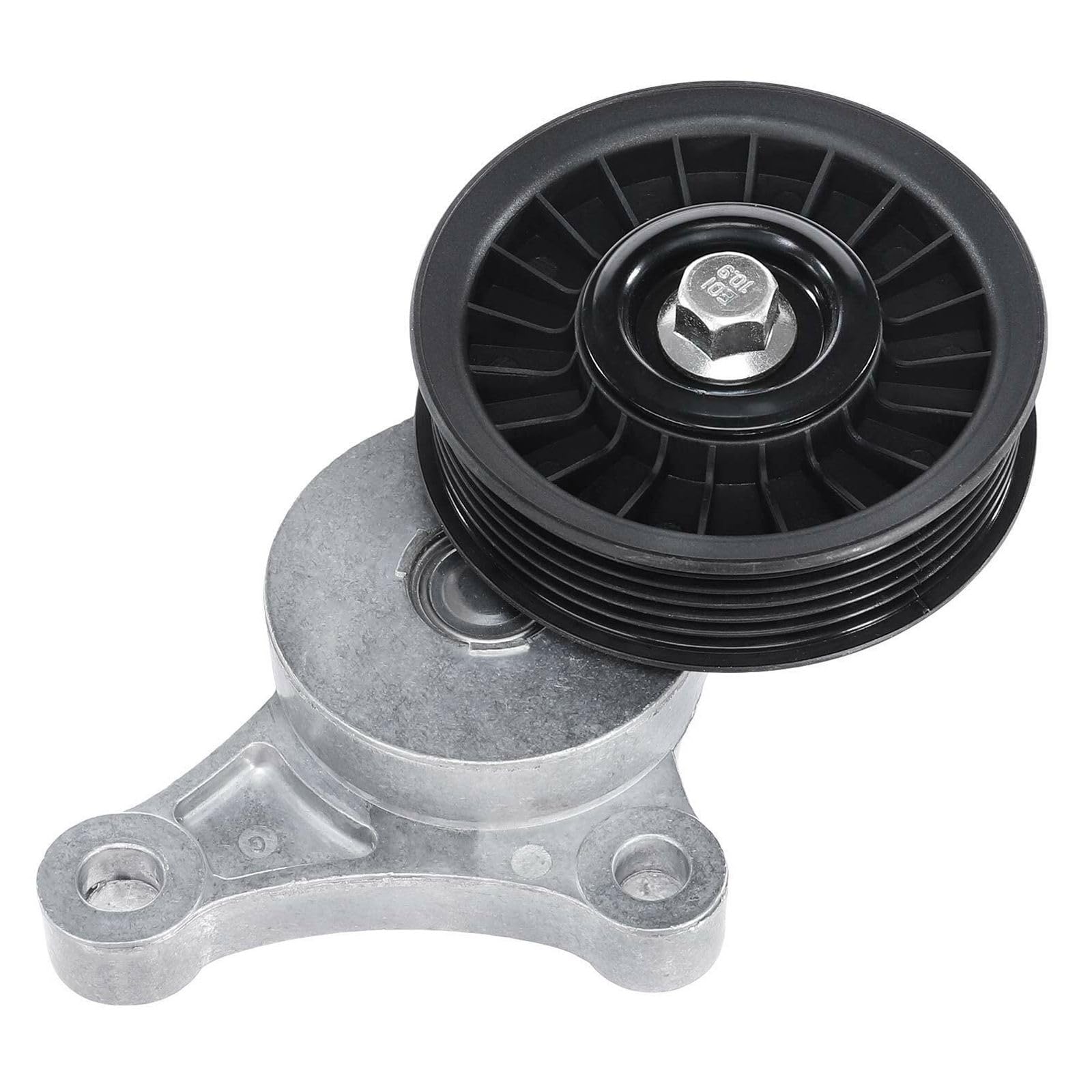 HDOZTOJI Belt Tensioner with Pulley Thermoplastic for Cadillac for CTS 6.2L 2009-2015,for Chevy for Camaro 6.2L 2010-2015 2pc 12628025 12622273