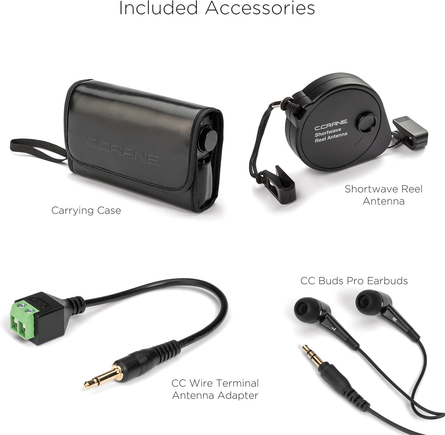 C. Crane CC Skywave SSB 2 AM, FM, Shortwave, NOAA Weather + Alert, Scannable VHF Aviation Band and Single Side Bands Small Battery Operated Portable Travel Radio Includes SW Wire Antenna Adapter