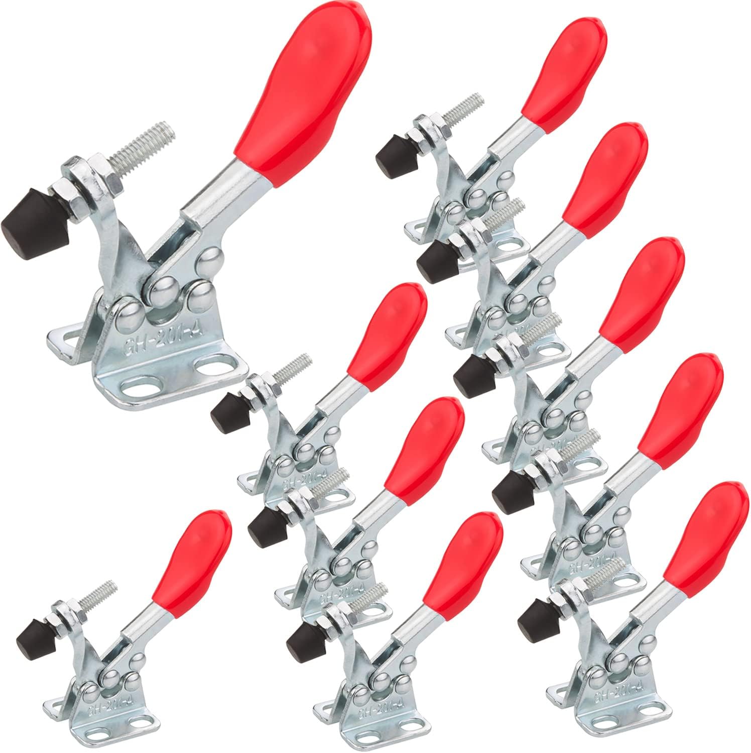 8PCS Toggle Latch Clamp 201B Hold Down Clamp 220 lbs / 100 kg Holding